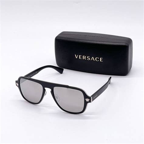 versace sunglasses mod 2199|Versace Man Sunglasses Black Frame, Dark Grey Lenses, 56MM.